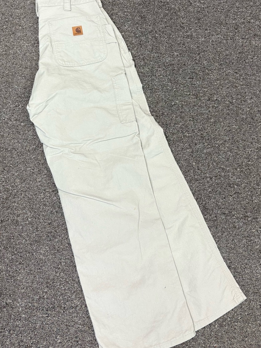 Carhartt Tan Loose Fit Canvas Utility Work Pants - Picture 4 of 5